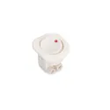 Push switch, mechanical ROCK Ø21mm white