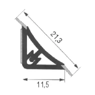 Staljuostė maža aliuminis lygi L3000mm,