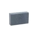 Eraser for anodized aluminum surfaces 80x50x20mm gray