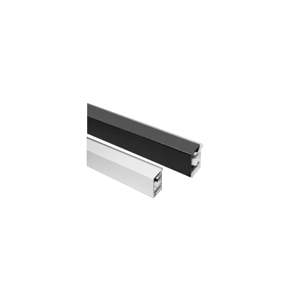 Backsplash aluminum 16x26mm L4200mm black