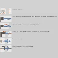 Gun for fixing anchors MHD-WZ M4-M6 MUNGO