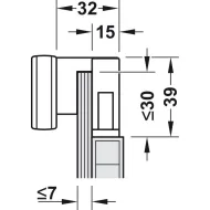 Šviestuvas LED1153 24V 13,4W L500mm, chromas natūrali balta šviesa 4100K