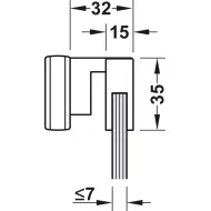 Šviestuvas LED1153 24V 13,4W L500mm, chromas natūrali balta šviesa 4100K