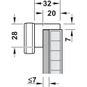 Šviestuvas LED1153 24V 13,4W L500mm, chromas natūrali balta šviesa 4100K