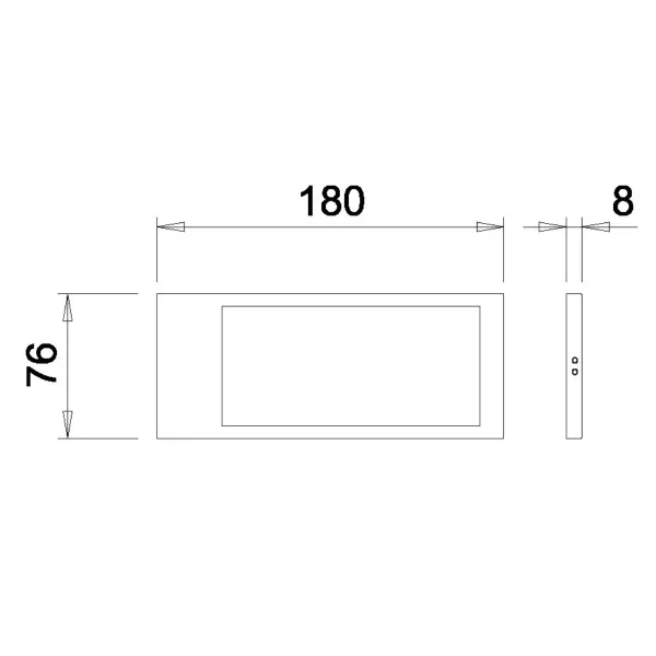 LED luminaire K-PAD for under cabinet IR 24V/5W white natural white 4000K