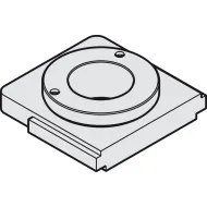 Replaceable drill guide, Minifix 15, tightening distance 24mm
