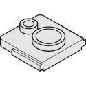 Šablonas MINIFIX 15 L34mm, sąvaržų gręžimui