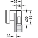 Surface mounted light, LED 1153 24V