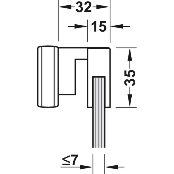 Šviestuvas LED1153 24V 21,1W L800mm, chromas natūrali balta šviesa 4100K