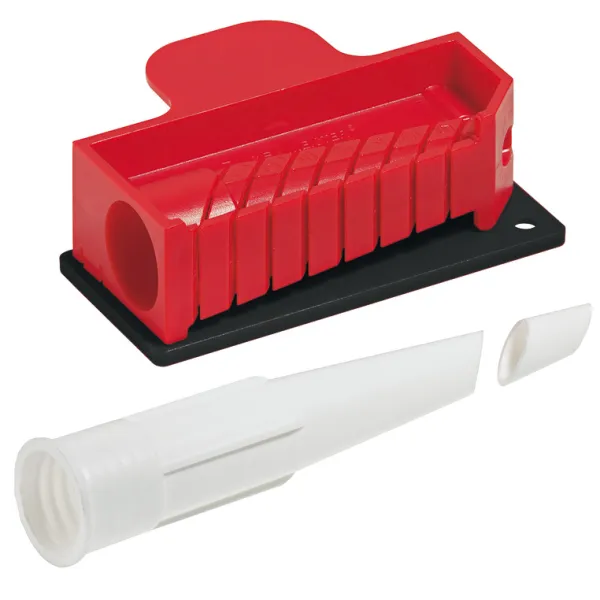 Cutting aid, for cartridge nozzles