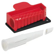 Cutting aid, for cartridge nozzles