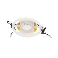 COB LED strip light 2M, 24V, 3mm, monochrome, 3.8W/m, warm white 3000K, 5m