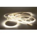 Juosta COB LED 2M, 24V, 3mm, monochromatinė, 3,8W/m, šilta balta šviesa 3000K, 5m