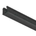 Profilis LED frezuojamas 1101 plastikinis L3000mm, juodas