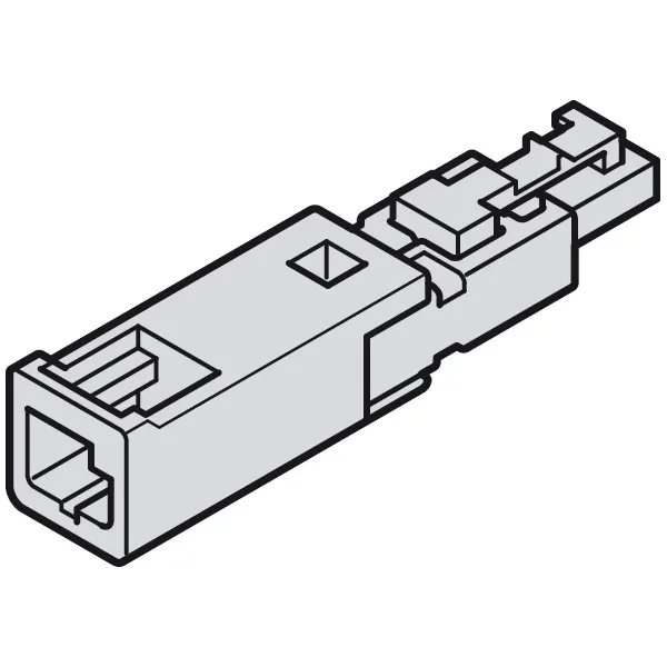 Adapter, for connecting Häfele Loox5 consumers to Häfele Loox driver 12V