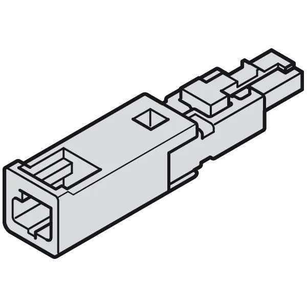 Adapter, for connecting Häfele Loox5 consumers to Häfele Loox driver 24V
