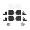 Hinge, horizontal, with soft close black