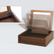 Hinge, horizontal, with soft close black