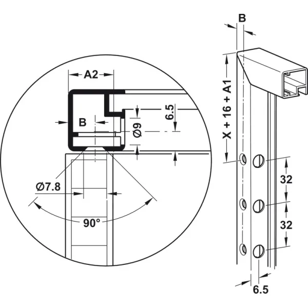 Adapter, for Strato and E-Strato