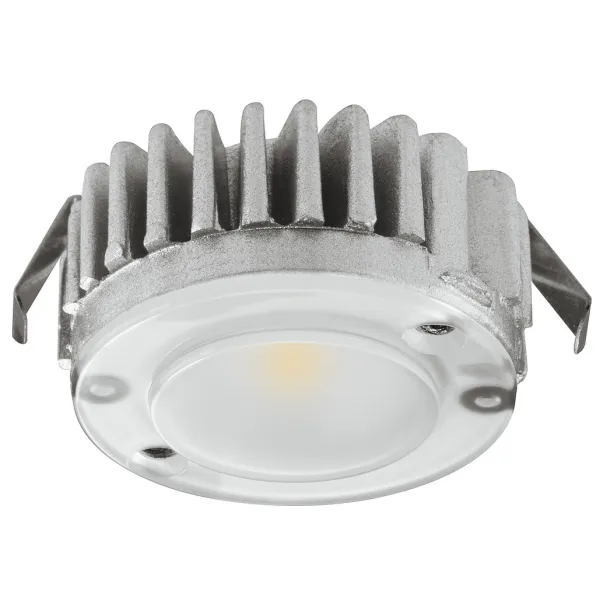 Recess/surface mounted downlight, Häfele Loox LED 2040 12V modular 2-pin (monochrome) aluminium