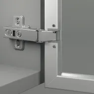 Concealed Cup Hinge Metalla 310 Clip 110° for aluminium frame, full overlay, 28/6.9, nickel