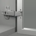 Concealed Cup Hinge Metalla 310 Clip 110° for aluminium frame, inset, 28/6.9, nickel