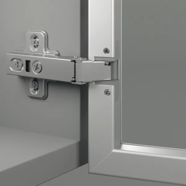 Concealed Cup Hinge Metalla 310 Clip 110° for aluminium frame, inset, 28/6.9, nickel