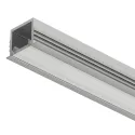 Profilis LED frezuojamas 1103 aliuminis L3000mm, matinis chromas