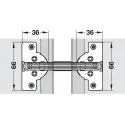 Mitred hinge, GS 45, opening angle 135°