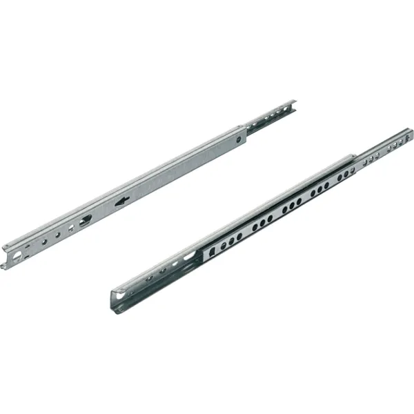 Ball bearing runners, Single extension, load bearing capacity up to 10kg