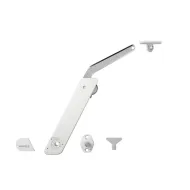 Stay flap fitting, Häfele Free flap H 1.5, metal supporting arm, 1-piece set