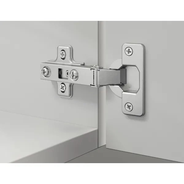 Concealed hinge, Häfele Metalla A 110°, inset mounting