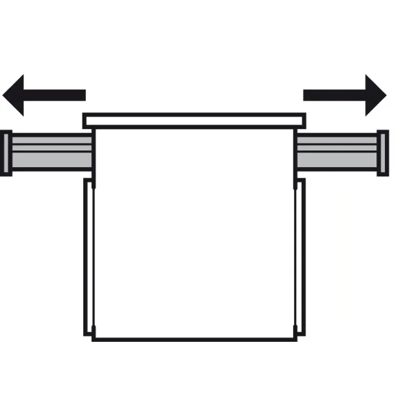 Ball bearing runners, Single extension, load bearing capacity up to 10kg