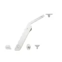 Stay flap fitting, Häfele Free flap H 1.5, all-plastic, 1-piece set