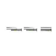 Mechanism for soft closing drawers METALBOX