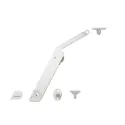 Stay flap fitting, Häfele Free flap H 1.5, all-plastic, 1-piece set