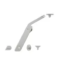 Stay flap fitting, Häfele Free flap H 1.5, all-plastic, 1-piece set