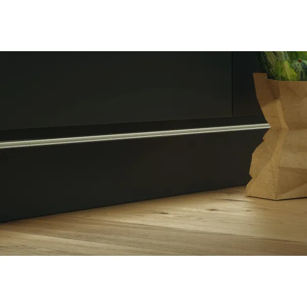 Profilis LED frezuojamas 1104 aliuminis L3000mm, juodas