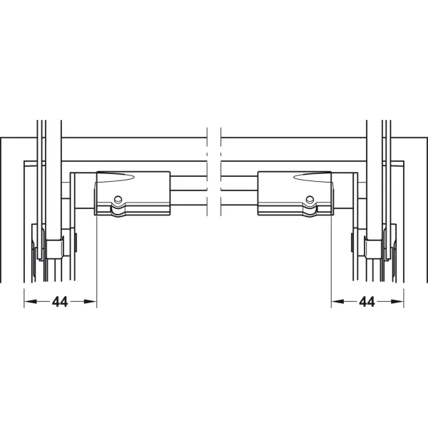 Stabilizatorius FREE SWING/UP mechanizmams L1074mm,