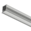Profilis LED frezuojamas 1104 aliuminis L3000mm, matinis chromas