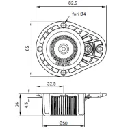 Base for K-04 adjustable leg
