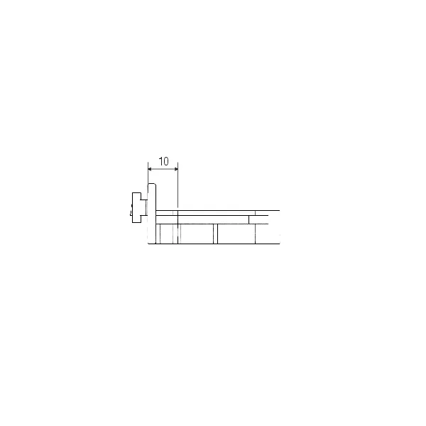 Clip for aluminum plinth