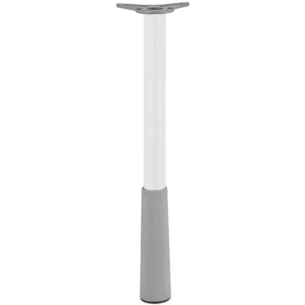 Table leg, Cylindrical, height adjustable