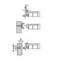 Clip for adjustable leg