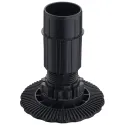 Tube with screw-in glide, for Häfele AXILO® 78 plinth system