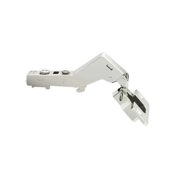 Concealed Cup Hinge Metalla 310 Clip 45° corner application, soft-close, 48/6, nickel