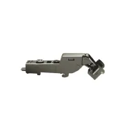Concealed Hinge Metalla 310 Clip 110° for aluminium frame, half overlay, soft-close, 28/6.9, black