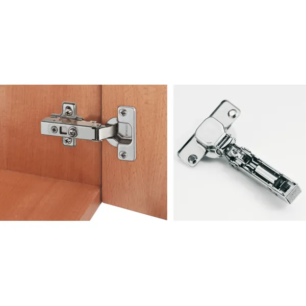 Concealed hinge, Häfele Metalla SM Combi 110°, full overlay mounting