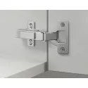 Concealed hinge, Häfele Metalla SM Combi 110°, full overlay mounting