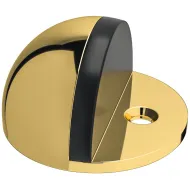 Atramėlė durims grindinė Ø45mm, H26mm, poliruotas žalvaris E